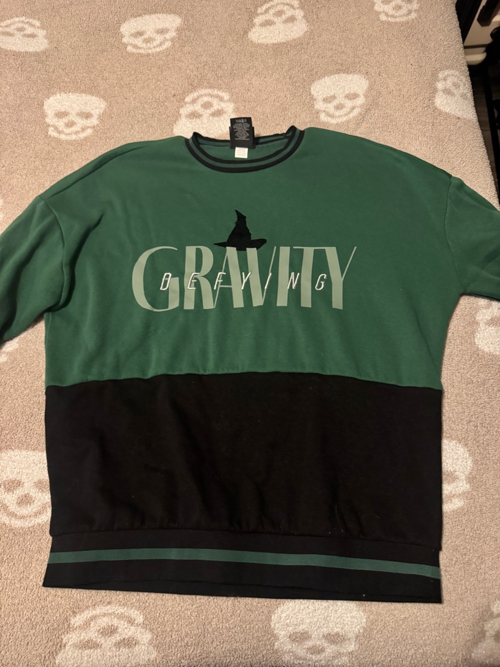 WICKED Green & Black Graphic Sweatshirt